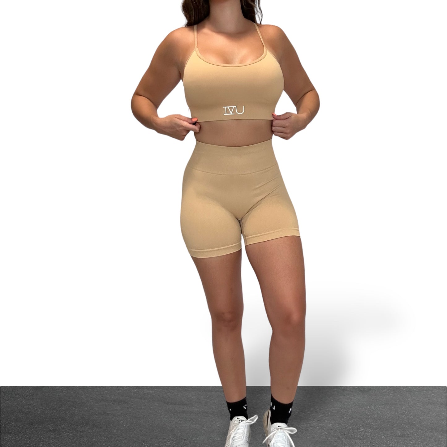 Divine sports bra in nude