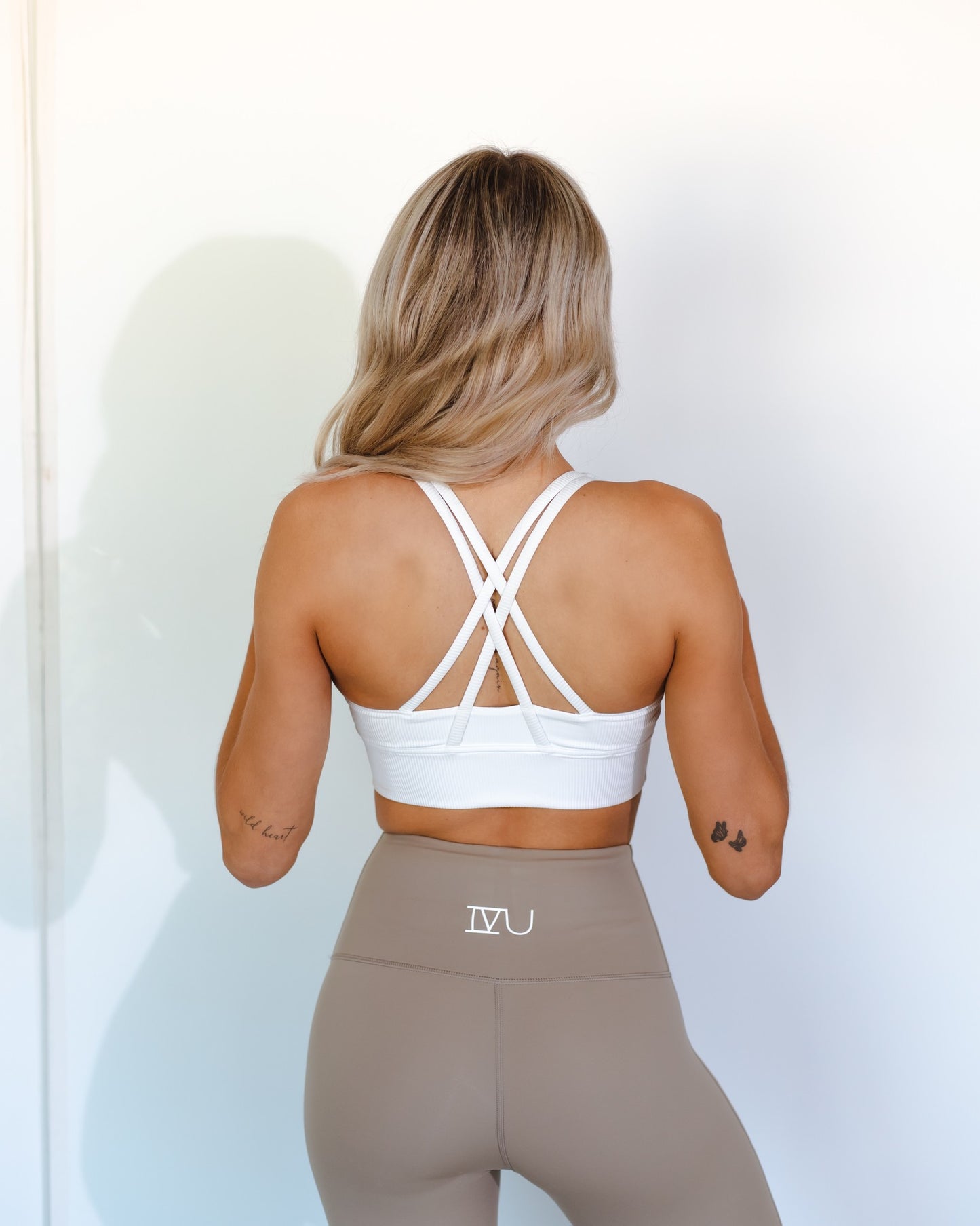 Power bra in white