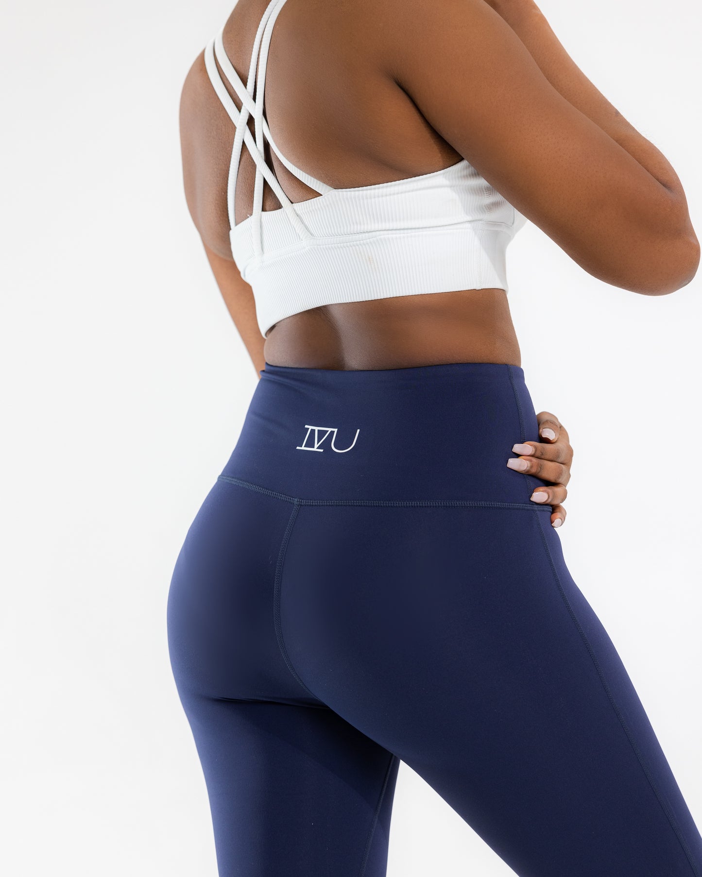Attraction leggings in navy blue