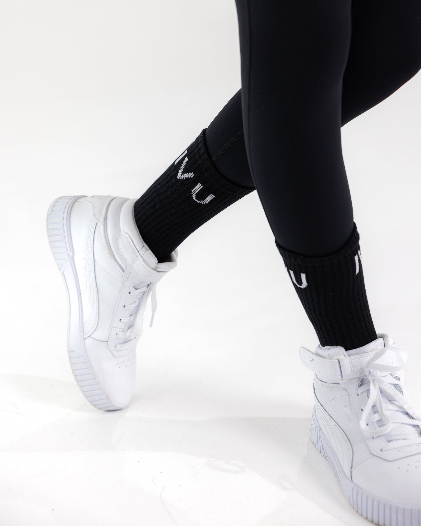 Black crew socks