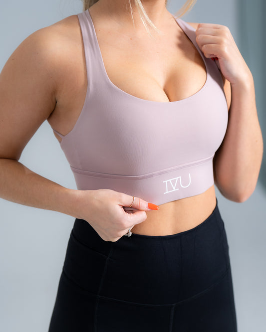 Dream Big Pink Sports Bra