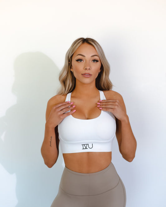 Power bra in white